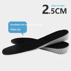 Invisible Height-Increasing Insole