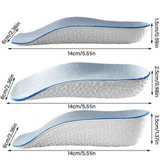 Breathable Invisible Height Increasing Arch Support Insole